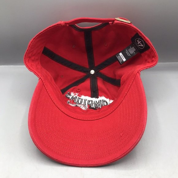 Tampa Bay Buccaneers Super Bowl LV Champions Hat Cap NFL '47 Adjustable Red EUC - Picture 5 of 6